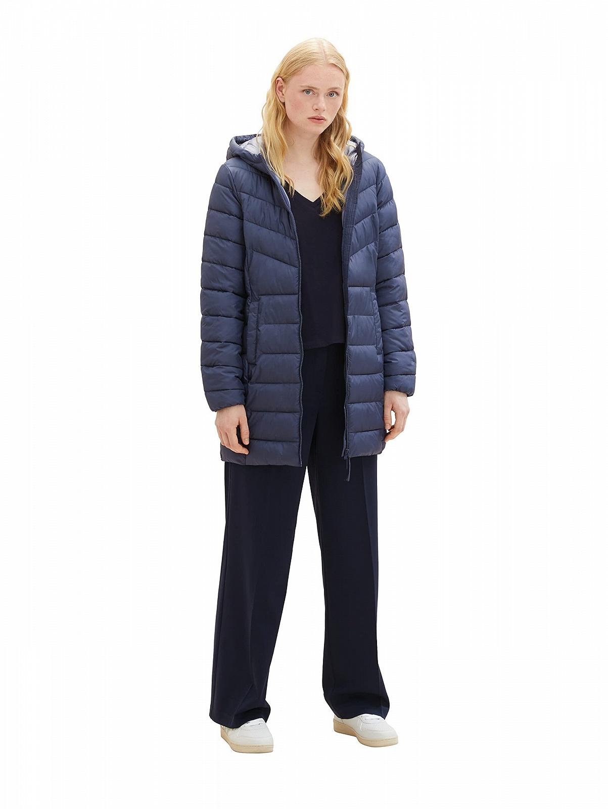 Куртка TOM TAILOR Denim Легка стьобана з капюшоном, фото №4 Куртка TOM TAILOR Denim Легка стьобана з капюшоном, фото №4