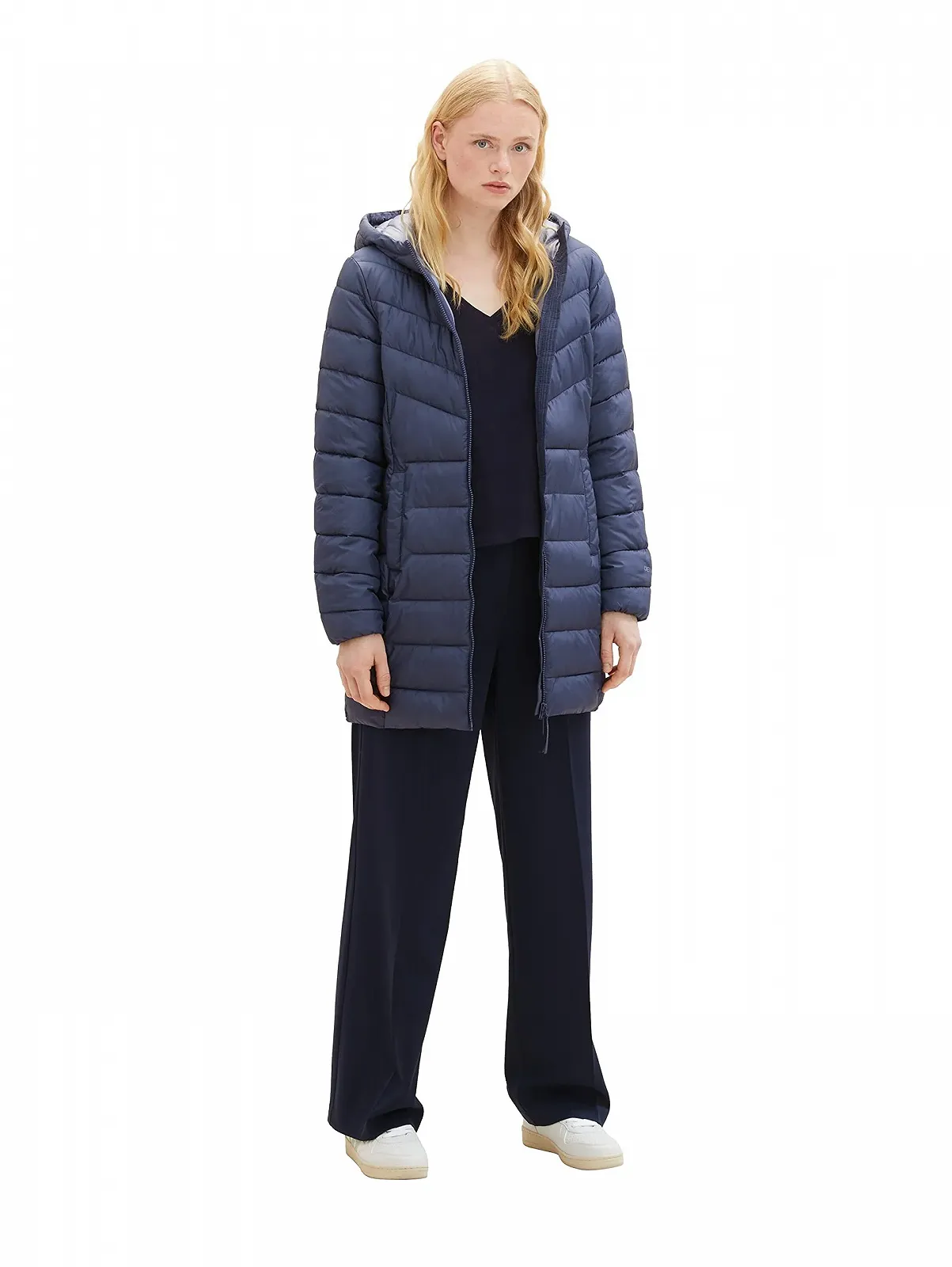 Куртка TOM TAILOR Denim Легка стьобана з капюшоном, фото №4