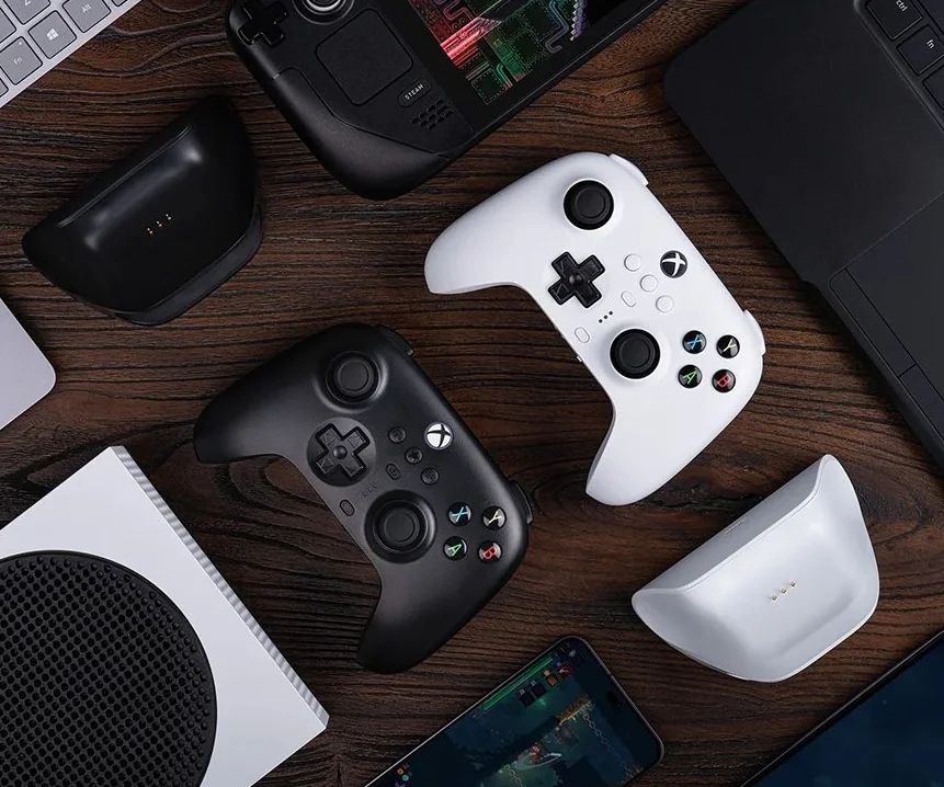 Геймпад 8Bitdo Ultimate 3 White + Док-станция, фото №2