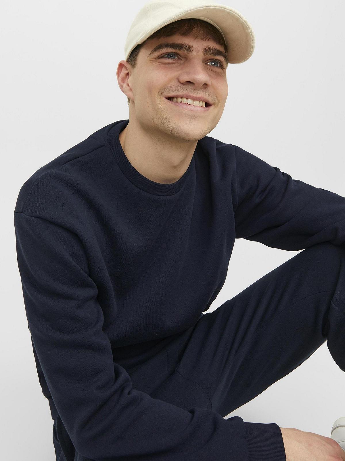 Чоловічий світшот JACK & JONES однотонний, фото №9