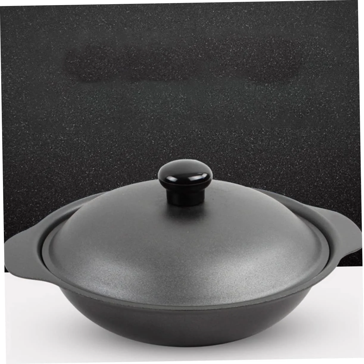 Кастрюля VICASKY Чугунная с крышкой 18 см Черная, фото №6 Кастрюля VICASKY Чугунная с крышкой 18 см Черная, фото №6