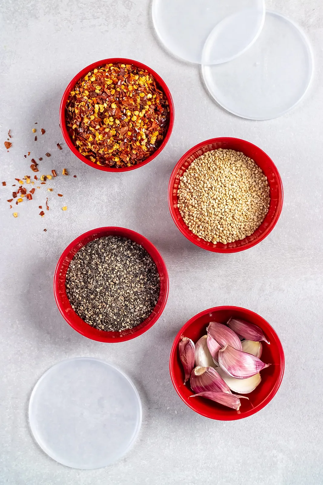 Набір мисок KitchenAid Pinch Bowls 23 г 4 шт. Червона імперія, фото №5