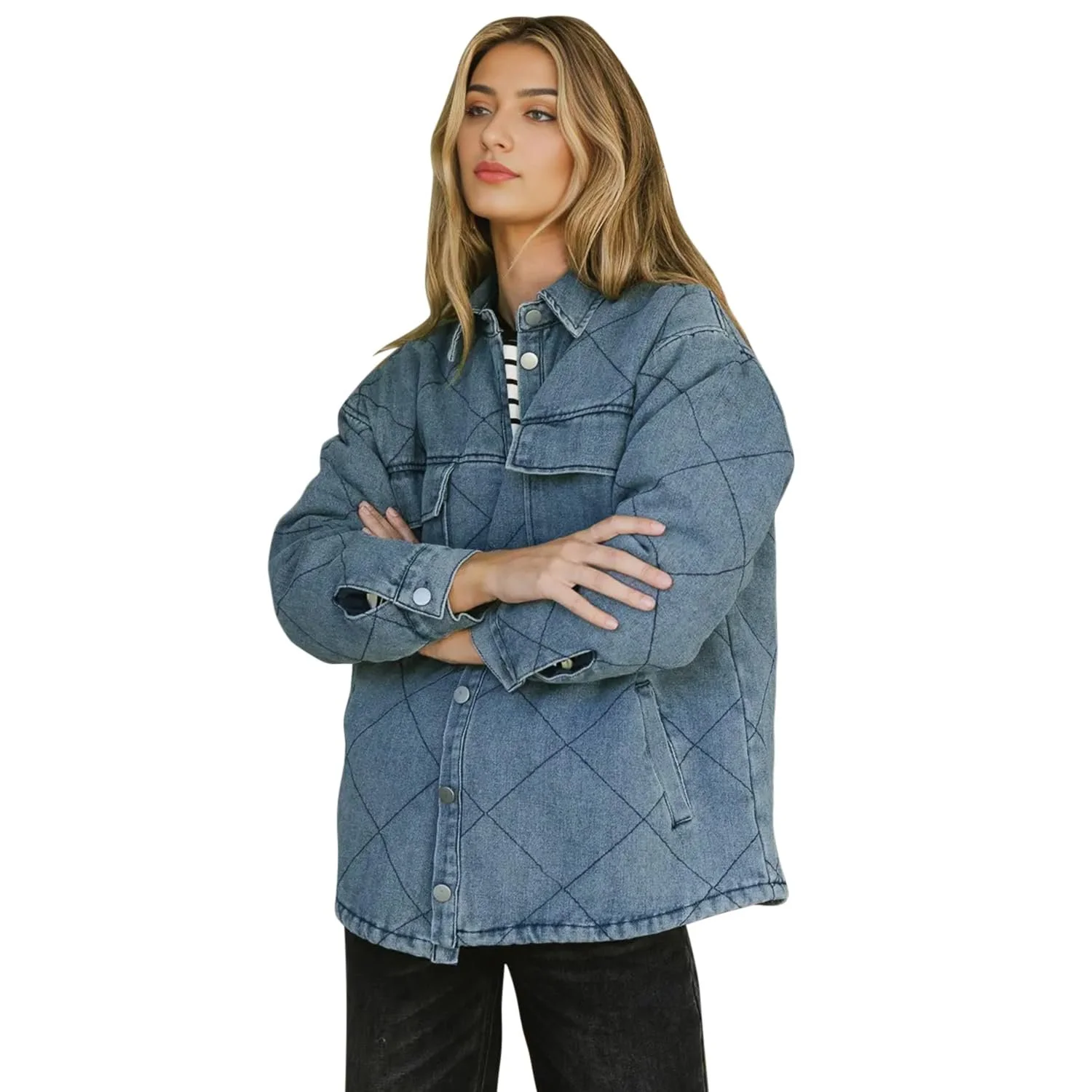 Джинсовая куртка Petalum Женская теплая, фото №1 Джинсовая куртка Petalum Женская теплая, фото №1