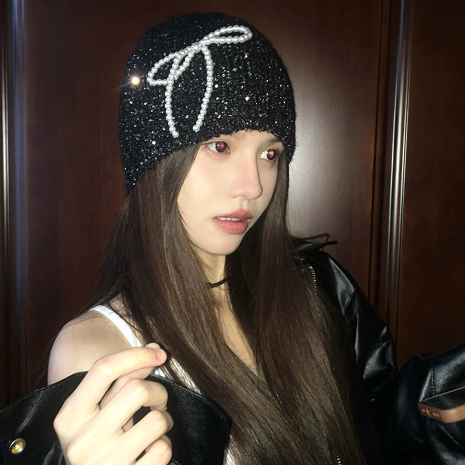 Капелюх MHADBKH з прикрасою у вигляді метелика, фото №4