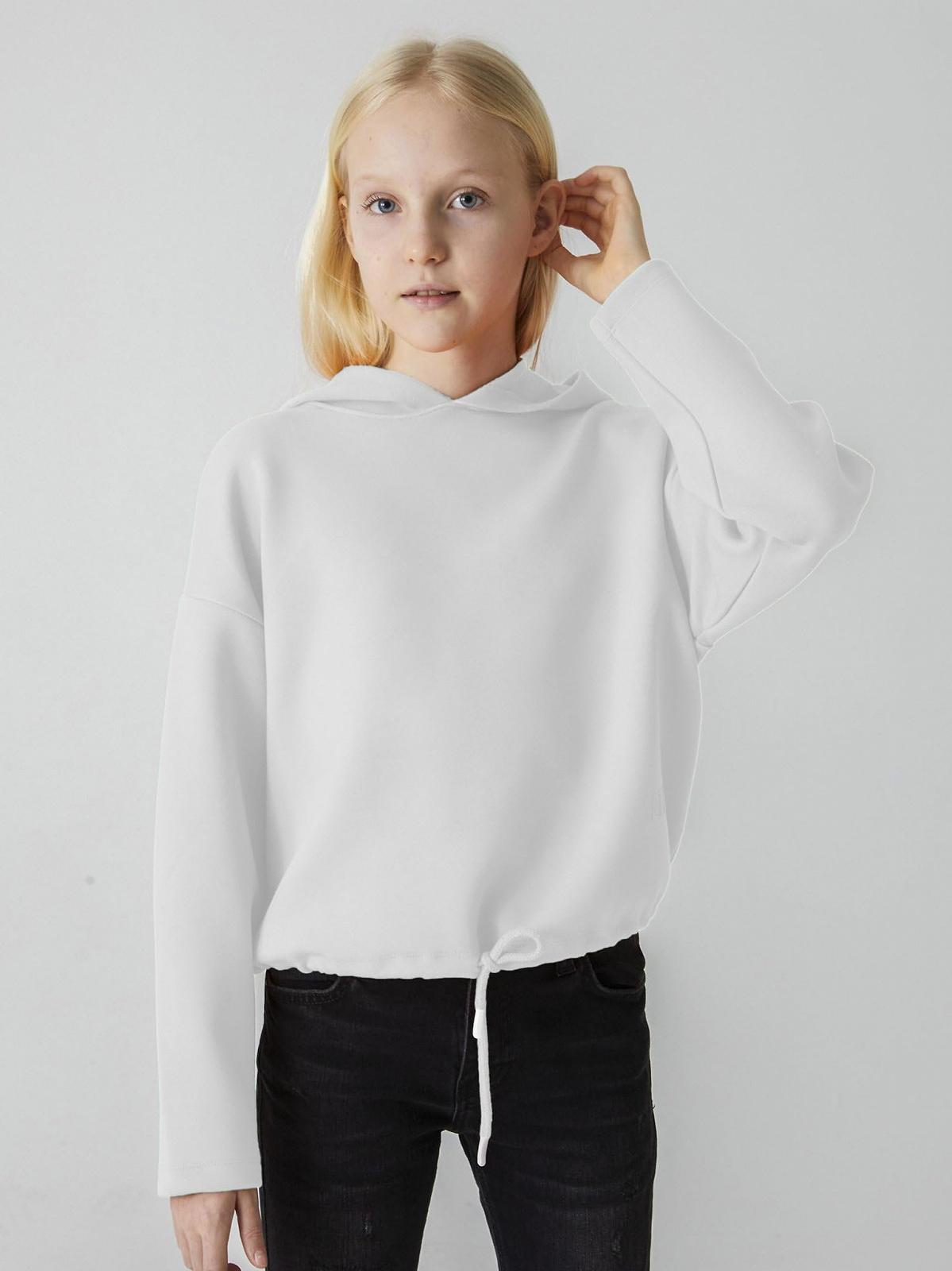 Толстовка LTB Jeans Henozo для девочек, размер 164 см, белая, фото №2 Толстовка LTB Jeans Henozo для девочек, размер 164 см, белая, фото №2