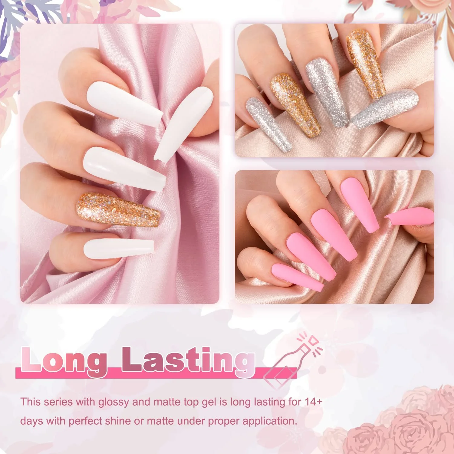 Гель-лак Lavender Violets Набір R960A, 9 кольорів, фото №4