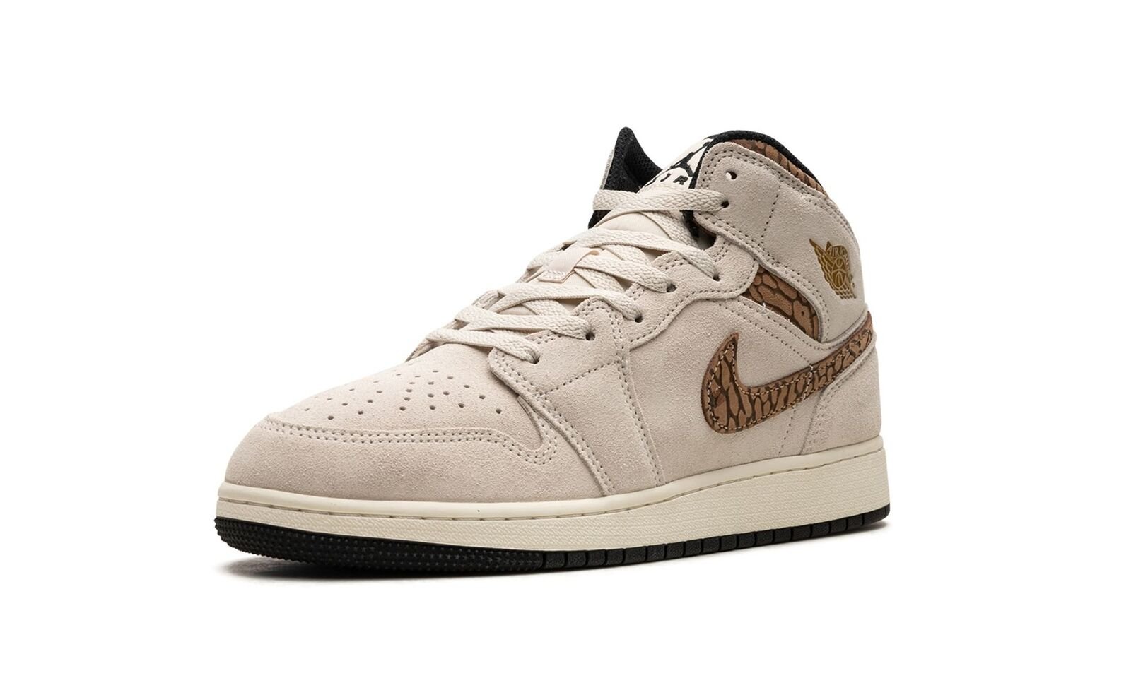 Кросівки Jordan 1 Mid SE Brown Elephant (GS) 39, фото №4