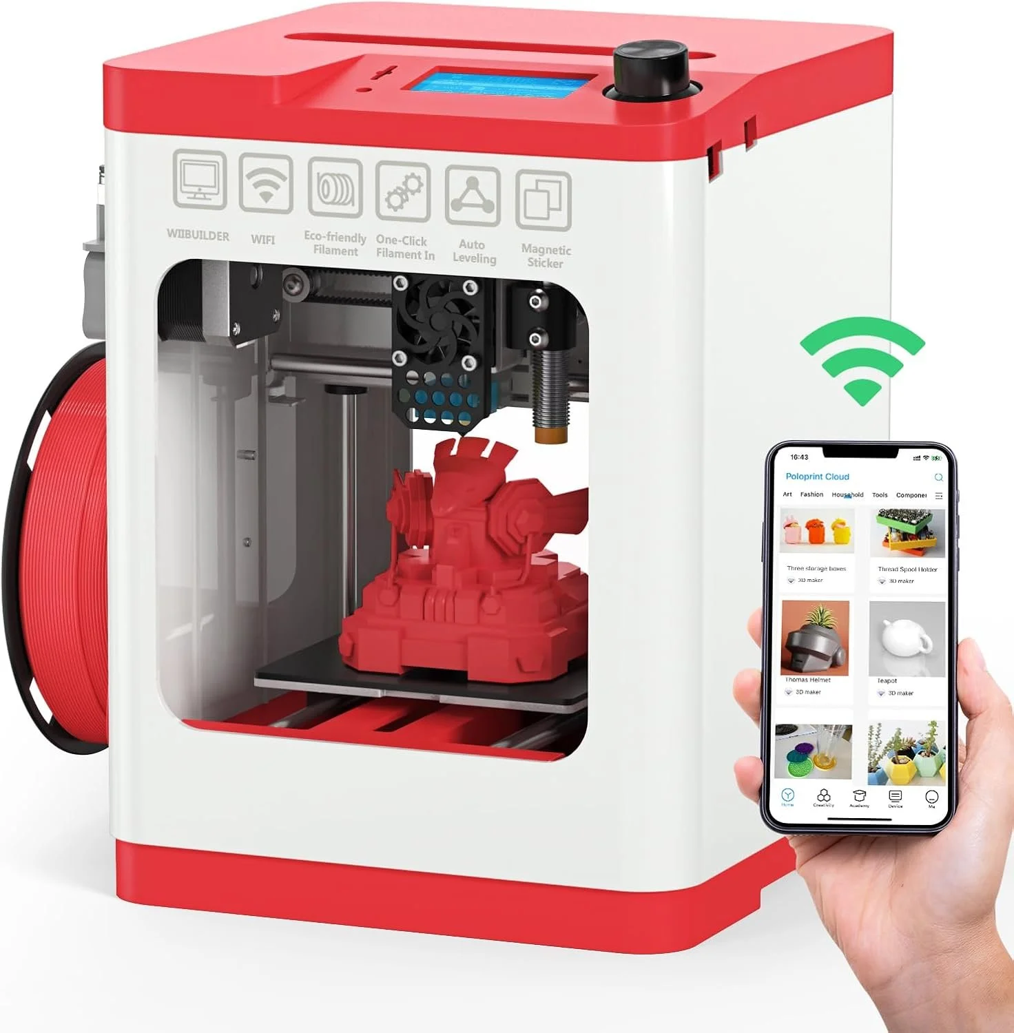 3D принтер Entina TINA 2S White, фото №1 3D принтер Entina TINA 2S White, фото №1