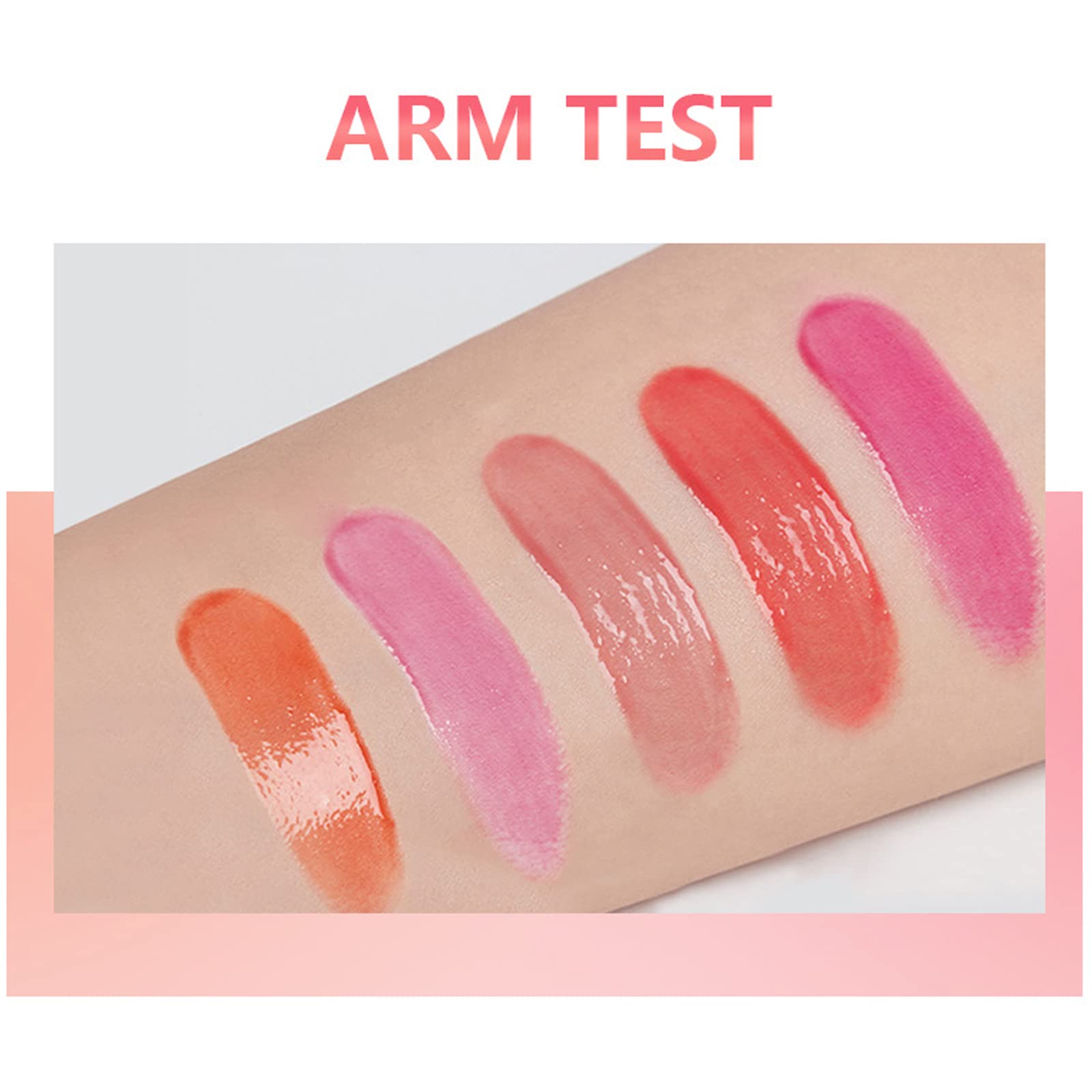 Олія для губ CkFyahp Hydrating Lip Glow Transparent Pack of 5, фото №5