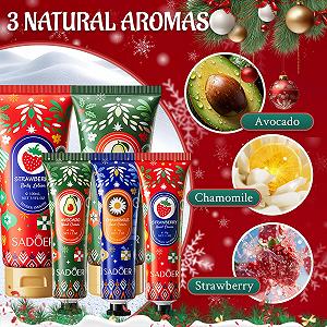 Набор кремов для рук 5 шт., увлажняющий крем для рук и ног, рождественский набор кремов для рук, ежедневный питательный крем для рук, для женщин и мужчин, рождественские подарки synthetic.ua - Фото 1