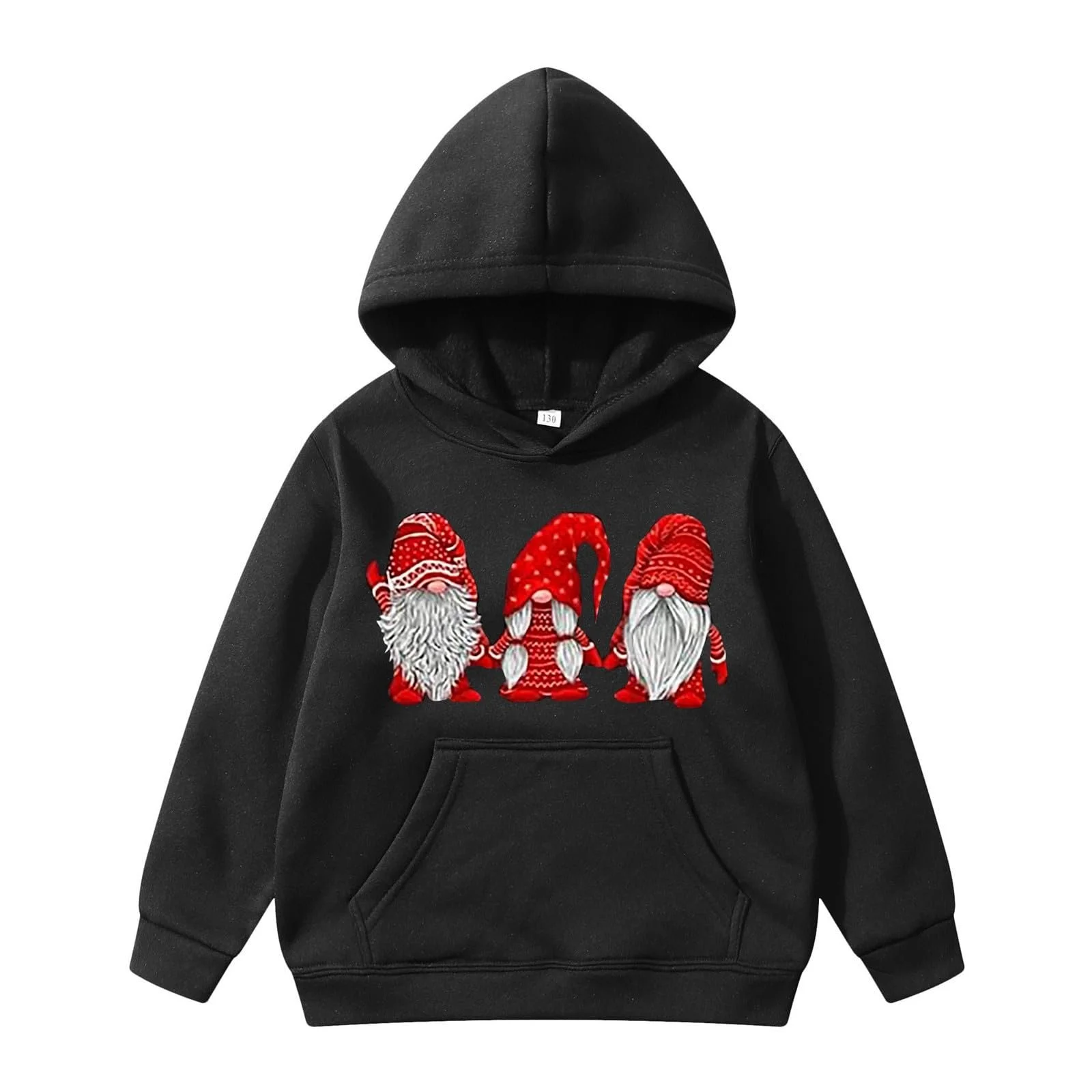 Худи для девочки с карманом, флисовая кофта, фото №1