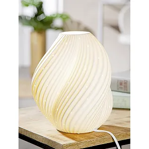 Настільна лампа GILDE Swing Порцелянова Матова Біла 23 см x 20 см synthetic.ua - Фото 1