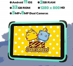Планшет 8" Cwowdefu C82W 2/32Gb 4 ядра Android 11 4500mAh Green synthetic.ua - Фото 1