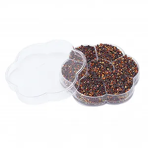 Стразы круглые Iridescent DIY 14400 штук, разноцветные - Фото 1