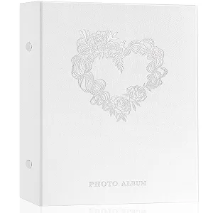 Купить Фотоальбом Miaikoe 15 x 10 см, кармашки для 400 фотографий, вмещает 400 вертикальных фотографий 10x15 см для семьи, свадьбы, белый - Фото 1 Фотоальбом Miaikoe 15 x 10 см, кармашки для 400 фотографий, вмещает 400 вертикальных фотографий 10x15 см для семьи, свадьбы, белый - Фото 1