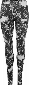 Леггинсы WearAll Skull Pirate Print Plus Size Женские Размер 12-26 synthetic.ua - Фото 1