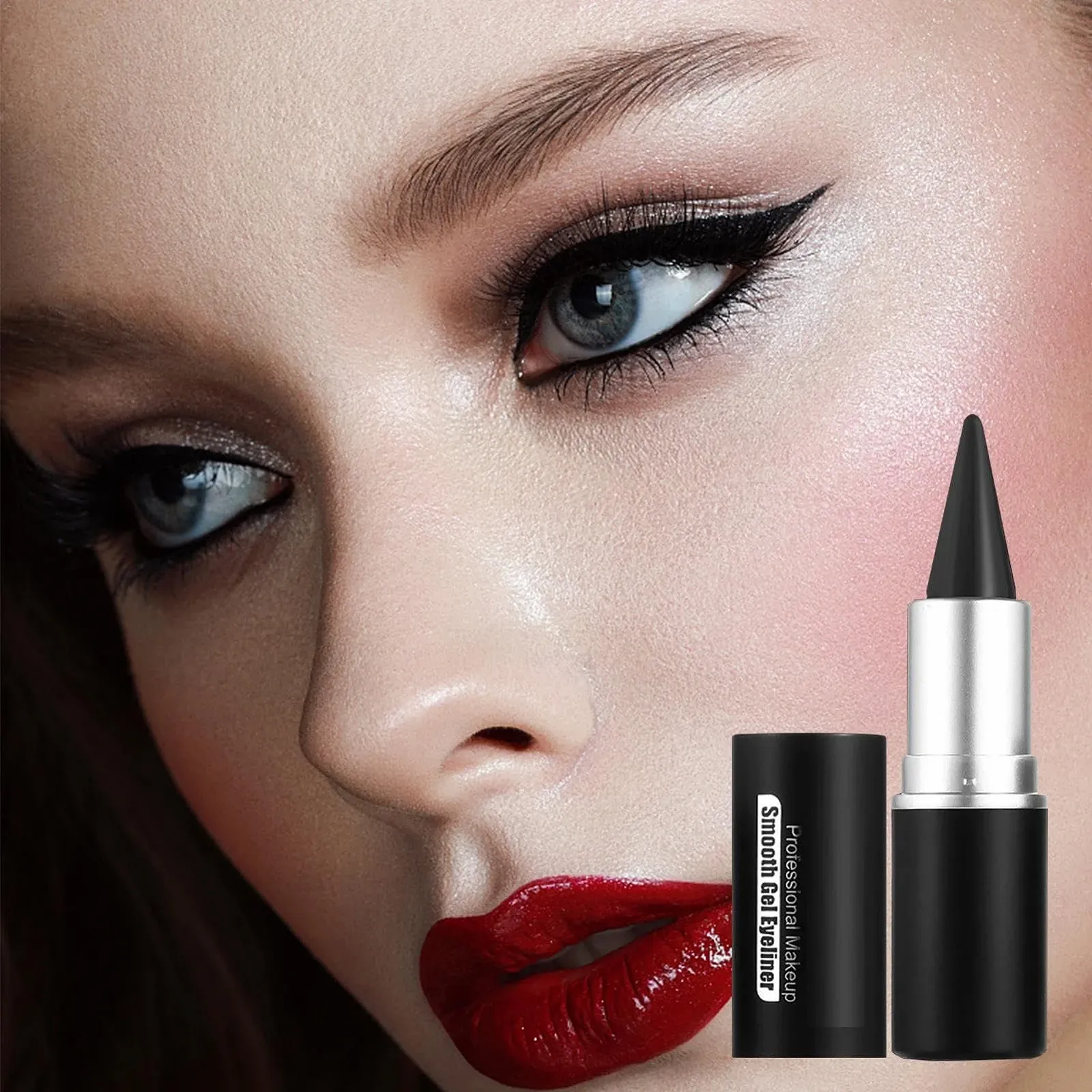 Карандаш Gel Eyeliner Stift, Быстросохнущий, Водостойкий для повседневного и вечернего макияжа, фото №3