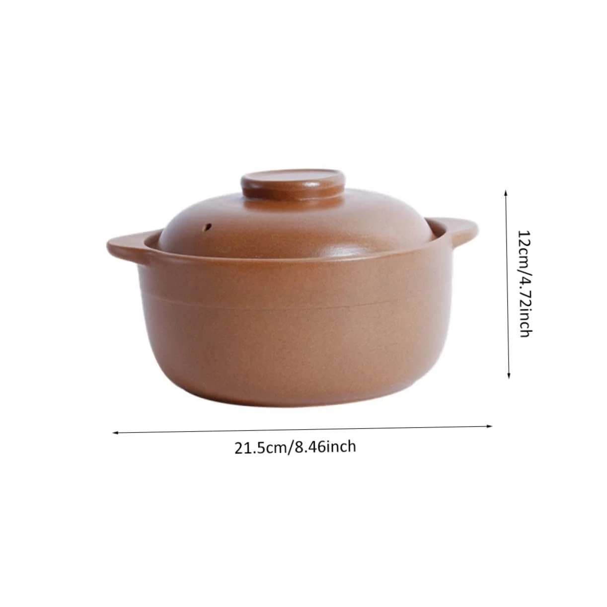 Кастрюля SOIMISS Ceramic Термостойкая с крышкой Керамическая, фото №2