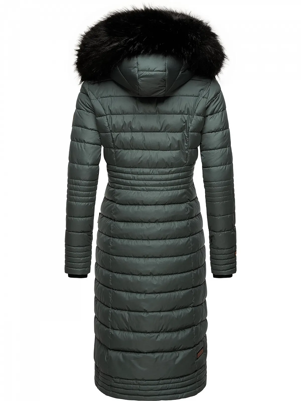 Жіноче зимове пальто Navahoo Umay, стьобане, довге, з капюшоном, фото №3