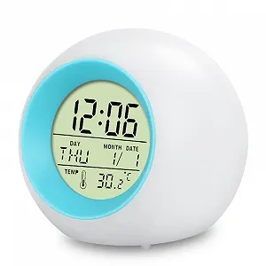 Світильник Xingdianfu LED Дитячий Будильник 7 Кольорів - Фото 1