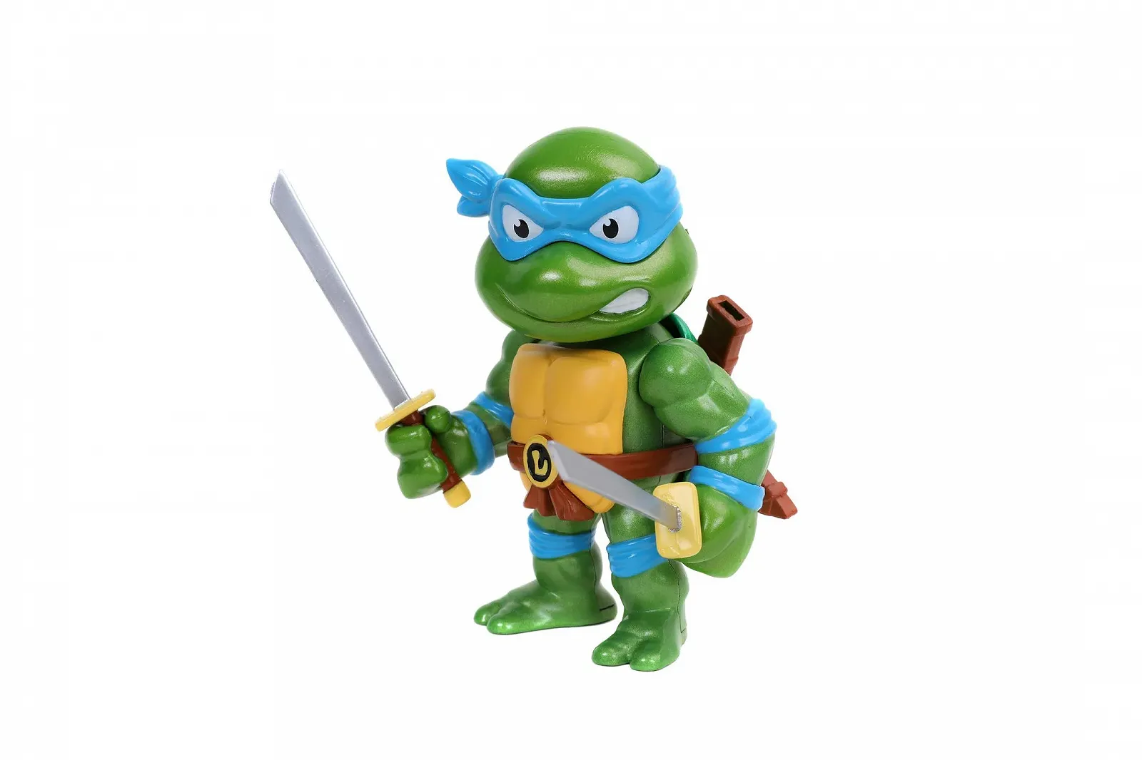 Колекційна ігрова фігурка Jada Toys Turtles Leonardo 10 см Зелений/Синій, фото №1