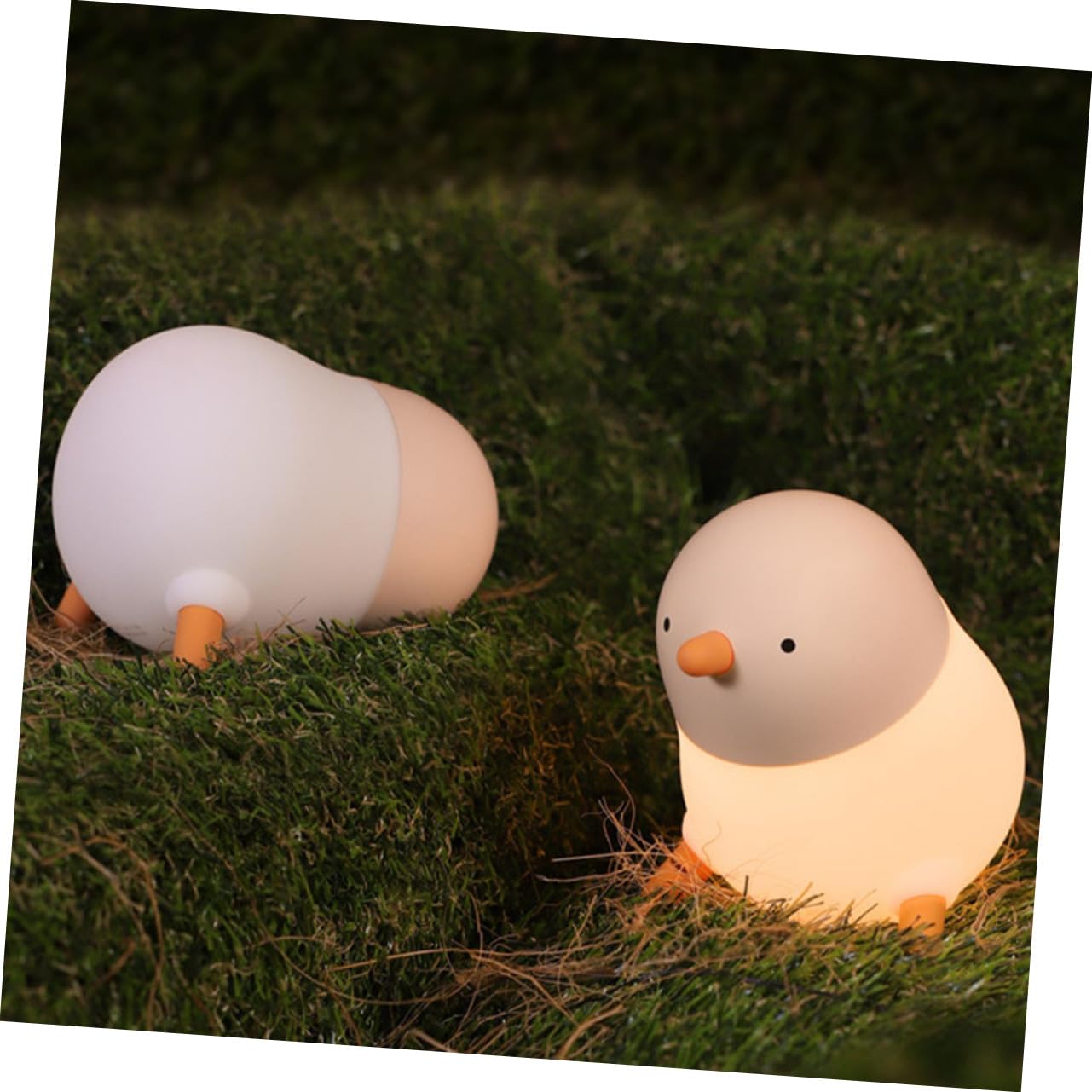 Світильник нічник HOMSFOU Rice Picking Chicken силіконовий, фото №6