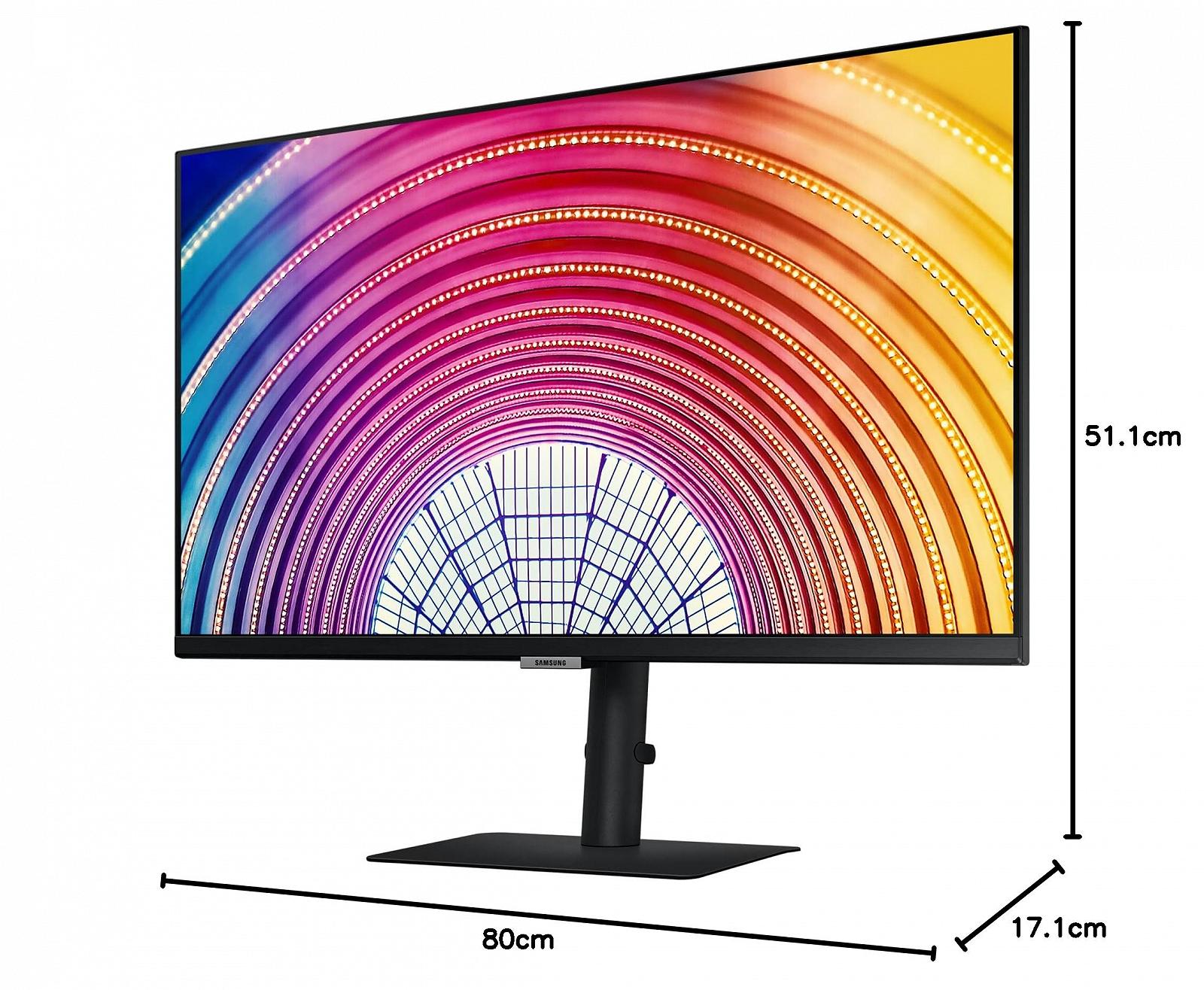 Монітор Samsung S60A S27A600NAU 27" 2560 x 1440 Чорний, фото №7