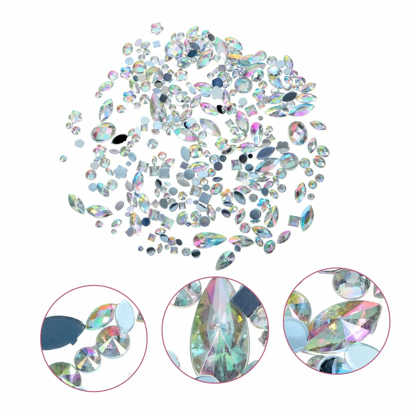 Стрази для нігтів Healvian, 300 штук, фото №2