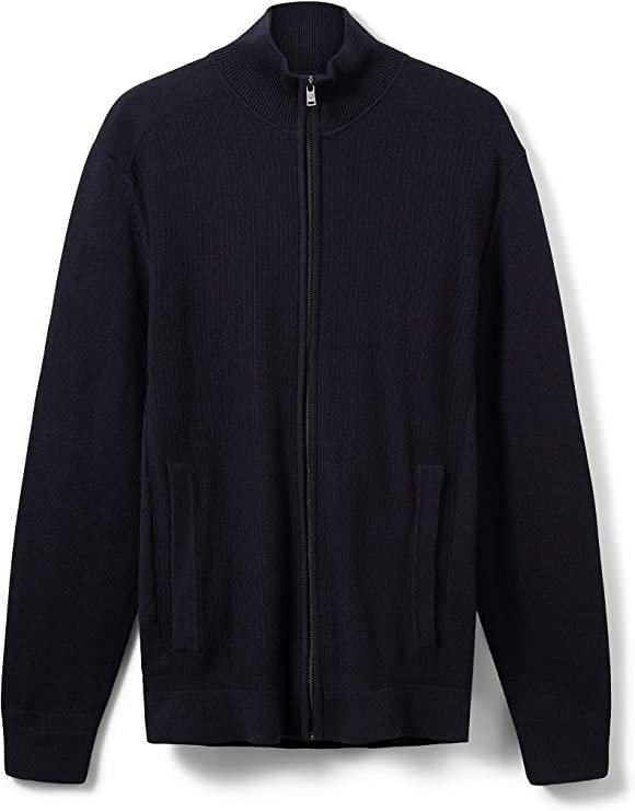 Кардиган basic structured knit jacket 1032303-13160 TomTailor Темно-синій M, фото №3