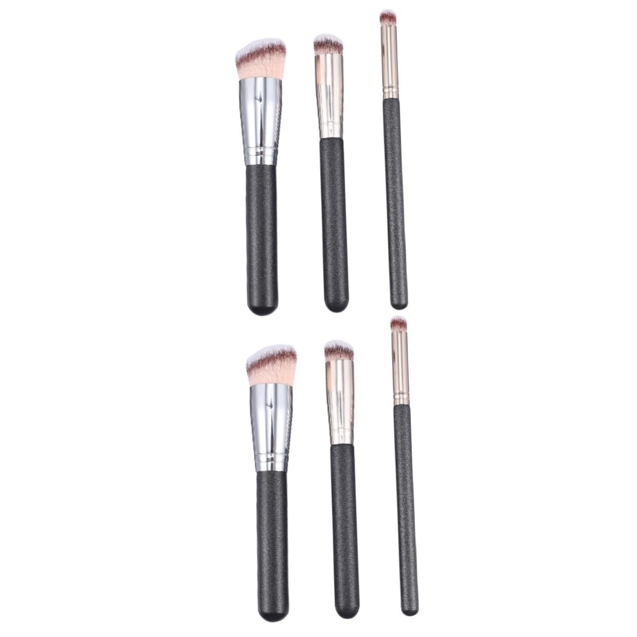 Набір кистей для макіяжу minkissy 6 шт. La Pro Concealer, фото №1