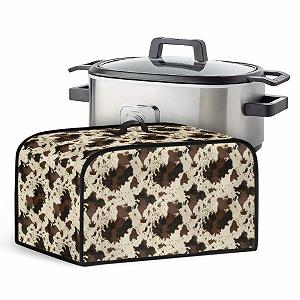 Чехол для мультиварки Wanyint Cow Print Dust Cover 6-8 Quart с ручкой и сумкой - Фото 1