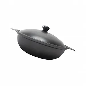 Чугунная кастрюля для риса Cabilock с крышкой быстрый равномерный нагрев прочная - Фото 1