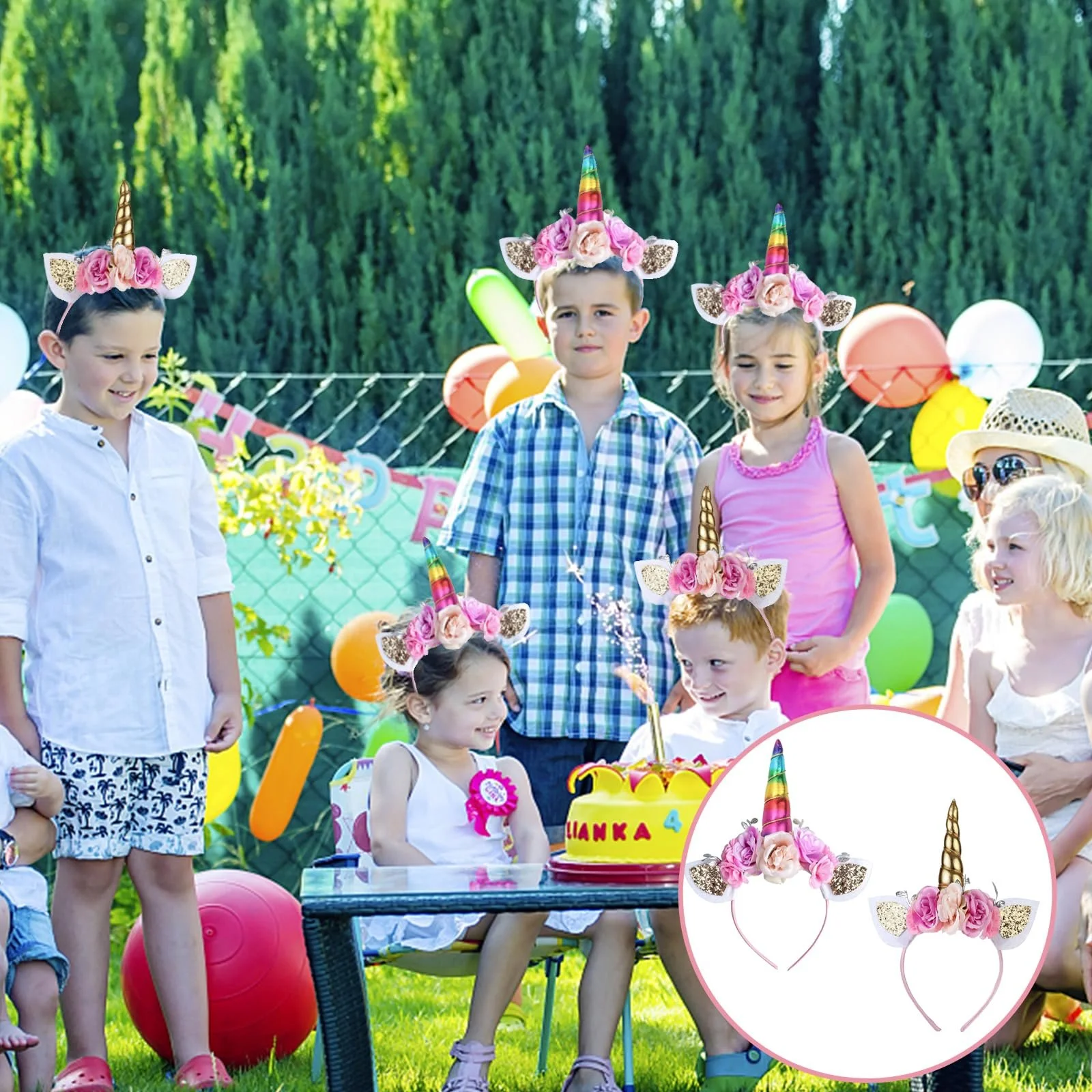 Обруч Єдиноріг, для дівчаток, фото №7