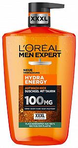 Гель для душа и шампунь L'Oréal Men Expert Hydra Energy XXXL с таурином 1000 мл - Фото 1