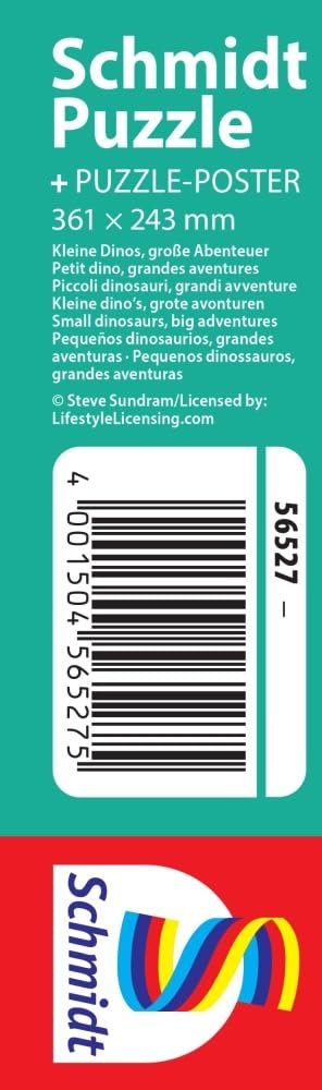 Пазл детский Schmidt Spiele 56527 Small Dinosaurs Big Adventures 100 деталей из травяного картона, фото №2