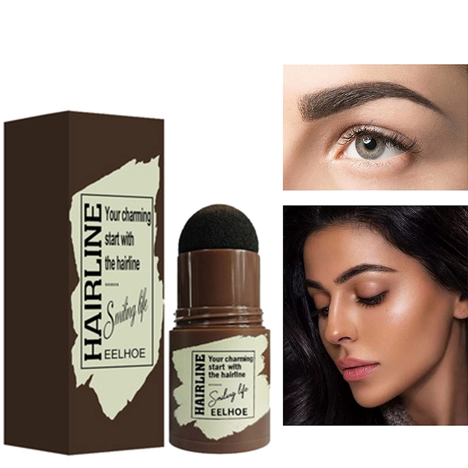 Трафарет для брів Професійний Водонепроникний Одноетапний Набір для Тиснення та Формування брів Чорний Коричневий, фото №3