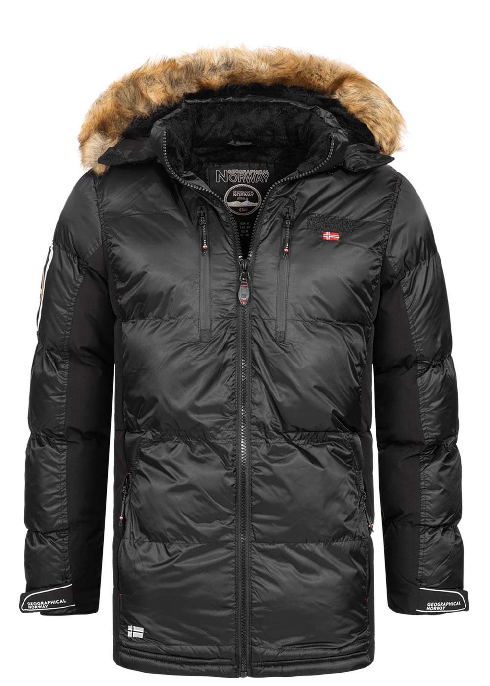 Мужская зимняя куртка-парка с капюшоном Geographical Norway H-261, фото №1