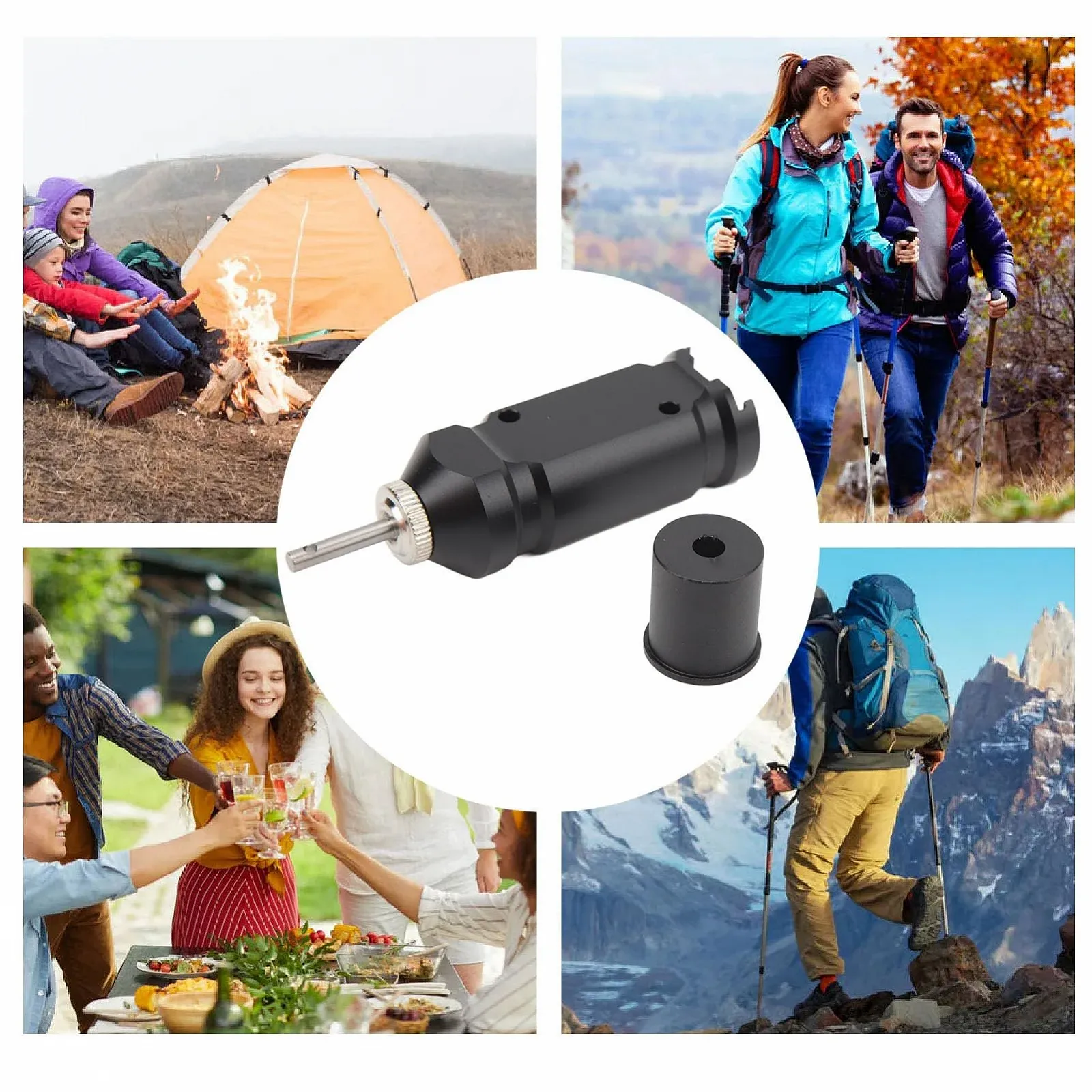 Сигналізація для кемпінгу Dpofirs Чорна, фото №4