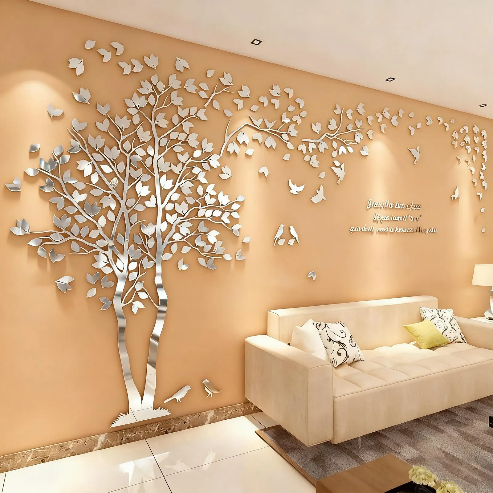 Наклейка на стіну 3D Tree DIY Wall Tattoo Tree Sticker, фото №5