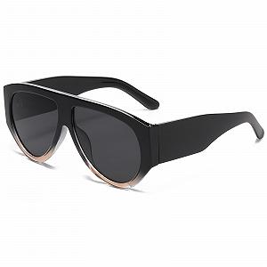 Сонцезахисні окуляри Авіатор YAMEIZE для чоловіків та жінок, великі, вінтажні, квадратні, з великою товстою оправою, захист UV400 - Фото 1