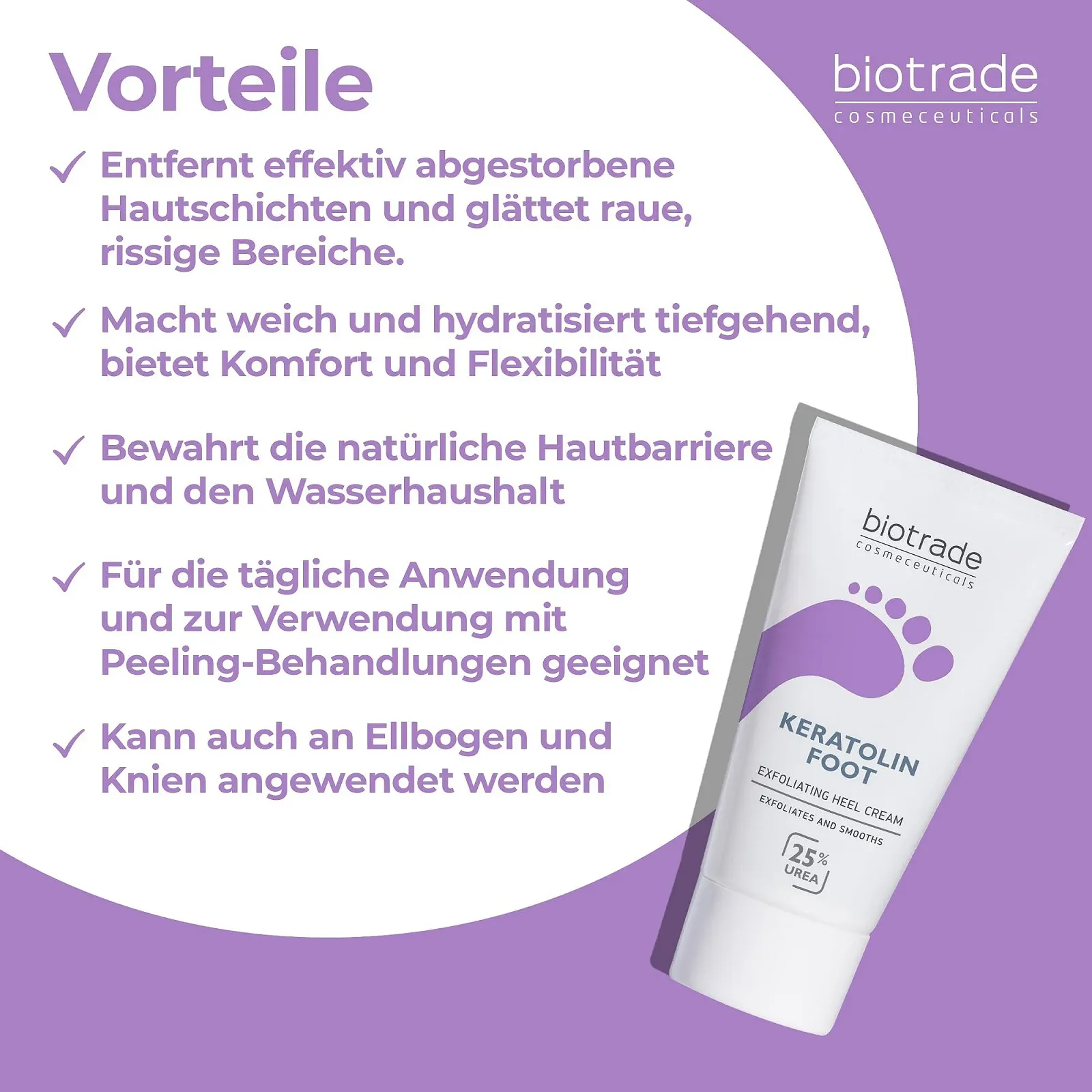 Крем для ног Biotrade Keratoline 50 мл, фото №4