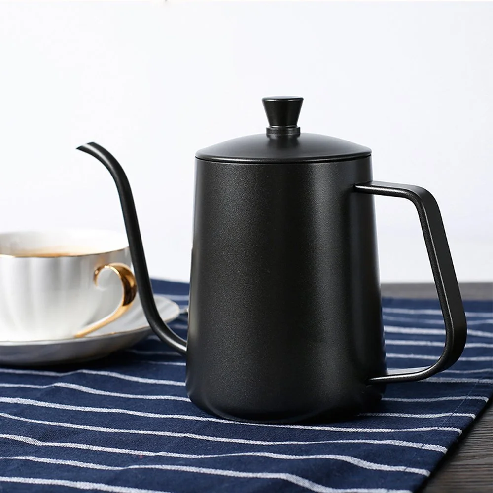Чайник для приготування кави 350 мл з носиком 4 мм Drip Coffee Drip Kettle з антипригарним покриттям, фото №5 Чайник для приготування кави 350 мл з носиком 4 мм Drip Coffee Drip Kettle з антипригарним покриттям, фото №5