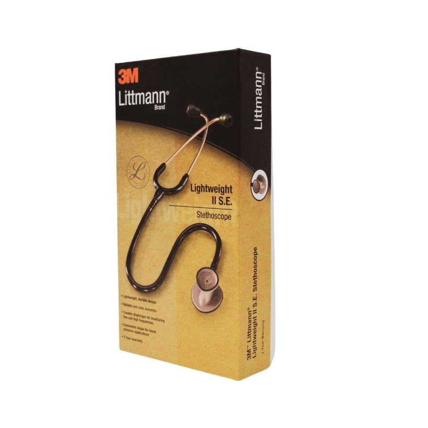 Стетоскоп 3M Littmann Lightweight II S.E. 71см Чёрный, фото №5 Стетоскоп 3M Littmann Lightweight II S.E. 71см Чёрный, фото №5