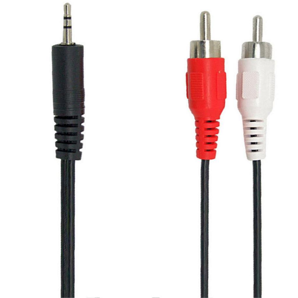 Кабели мультимедийные REAL-EL Jack 3.5mm папа/2RCA папа 1.8m Pro EL123500042, фото №1