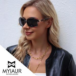 Поляризовані Жіночі Сонцезахисні Окуляри (2 шт. в упаковці) Myiaur UV400 synthetic.ua - Фото 1