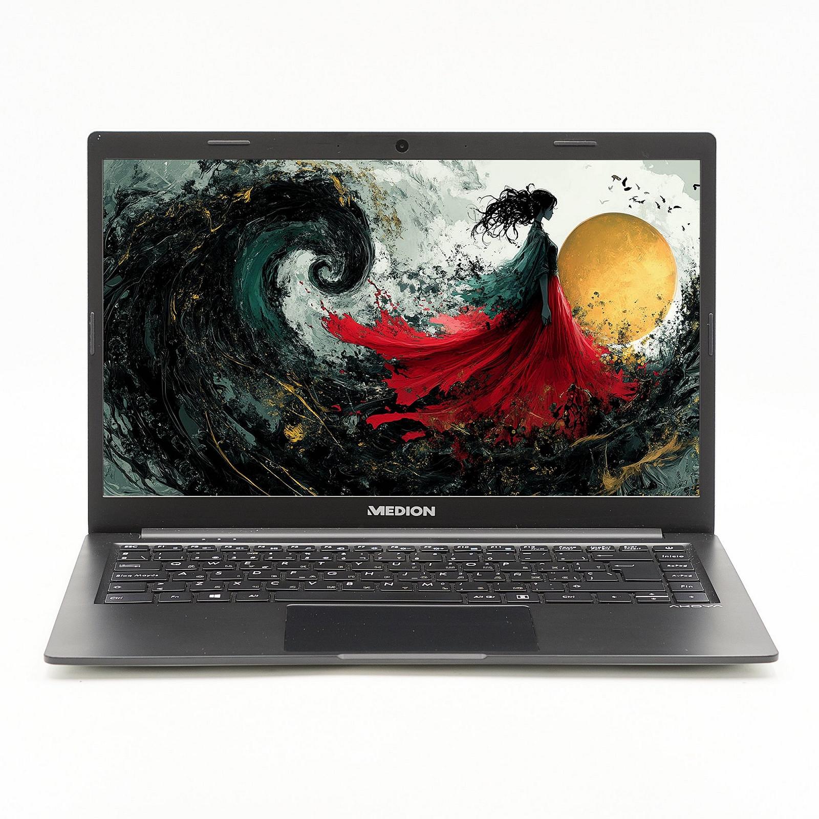 Ноутбук 14" Medion (Lenovo Group) Akoya E4251 Intel RAM 8 ГБ SSD 256 ГБ Intel Graphics IPS FullHD Метал Win10 (4484), фото №1