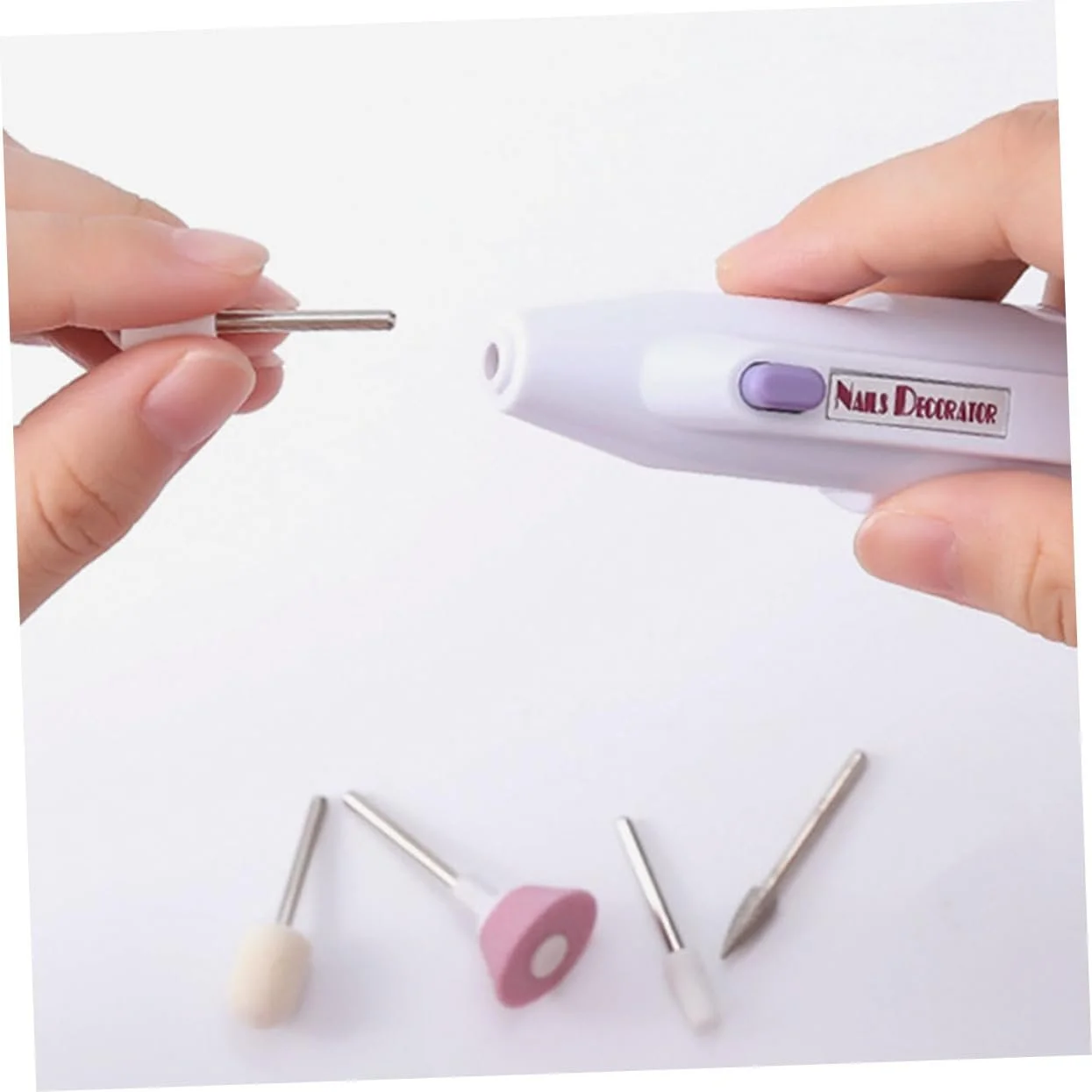 Электрический Набор для маникюра WRITWAA Многофункциональный Инструмент для шлифовки ногтей Маникюрный полировщик Портативный триммер для ногтей, фото №7 Электрический Набор для маникюра WRITWAA Многофункциональный Инструмент для шлифовки ногтей Маникюрный полировщик Портативный триммер для ногтей, фото №7