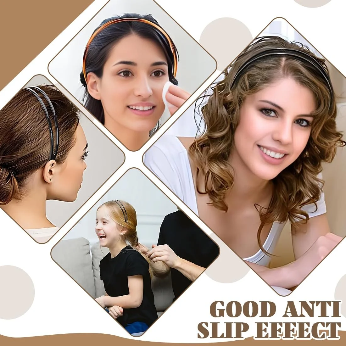 Женский обруч Пластиковый из зубца, фото №4