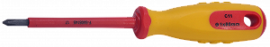 Отвертка VDE SW-STAHL 33100L-PH1, крестовая, PH1 x 80 мм - Фото 1