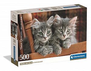 Купить Пазл Clementoni Puzzle Collection Kittens 500 элементов компактная коробка 35580 - Фото 1 Пазл Clementoni Puzzle Collection Kittens 500 элементов компактная коробка 35580 - Фото 1